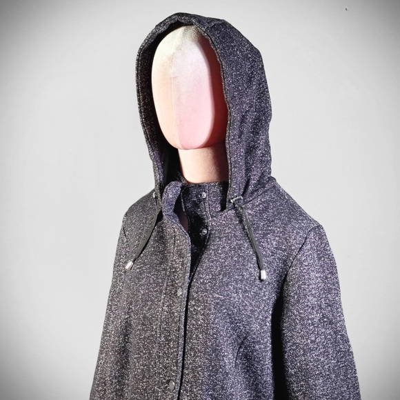 NWT AVENUE - SIDE SLIT HOODED WALKER COAT sz 18/20 - Picture 2 of 8